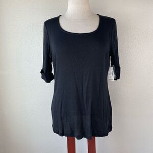 NWT Dressbarn Half Sleeve Top Size L